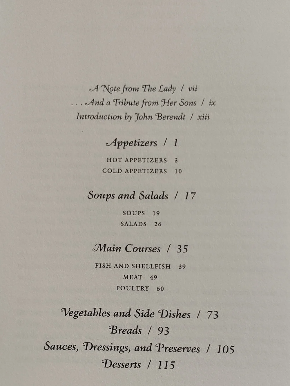 COOKBOOK: SAVANNAH COUNTRY